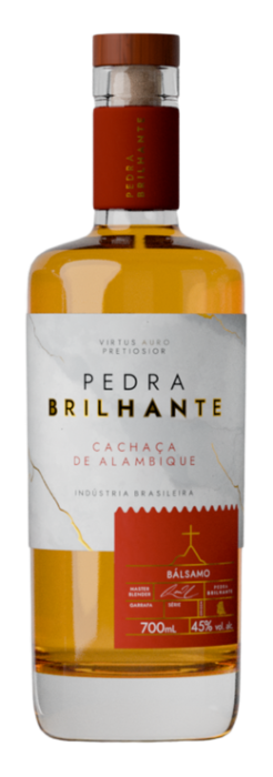 DESTILARIA PEDRA BRILHANTE - CACHAÇA DE ALAMBIQUE - BALSAMO